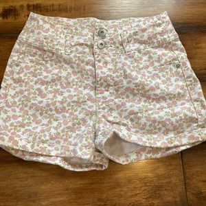 No Boundaries High Rise Floral Shorts